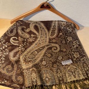 Pashmina and Silk Shawl Wrap